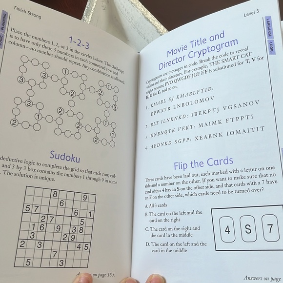 BRAIN GAMES | Puzzles to Work Out Your Brain Book - Picture 5 of 9
